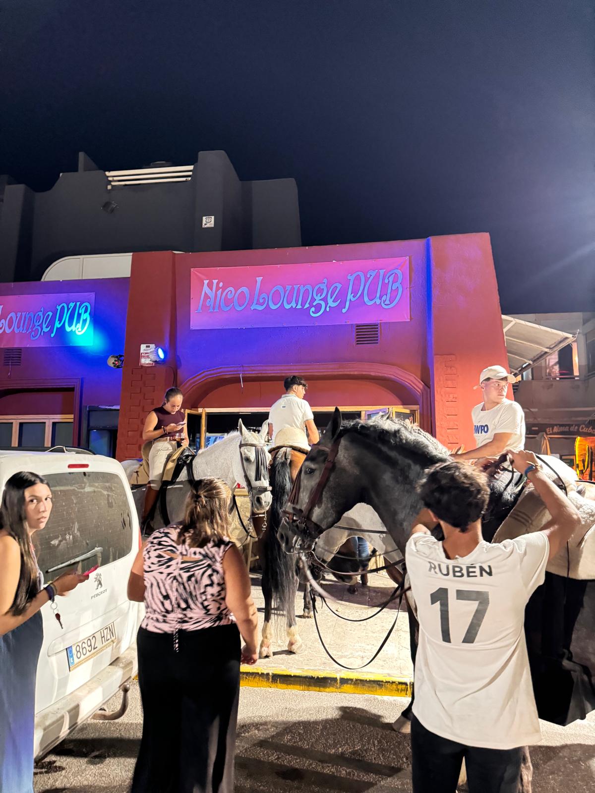 Noche de fiesta Nico Lounge Pub Almerimar